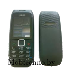 Nokia 1616 корпус с кнопками в сборе (копия), черный