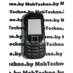 Nokia 2323 корпус в сборе с кнопками (копия), черный