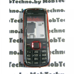 Nokia 5130 корпус в сборе с кнопками (копия), черно-красный