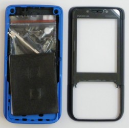 Nokia 5610 корпус в сборе с кнопками (копия), черно-синий