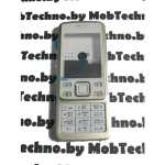 Nokia 6300 корпус в сборе с кнопками (копия), белый