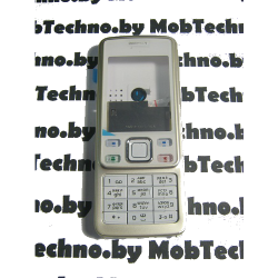 Nokia 6300 корпус в сборе с кнопками (копия), белый