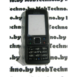 Nokia 6300 корпус в сборе с кнопками (копия), черный