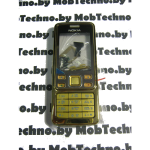 Nokia 6300 корпус в сборе с кнопками (копия), золото