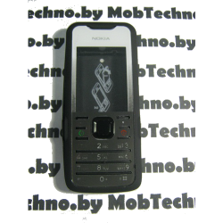 Nokia 7210s корпус в сборе с кнопками (копия), черный