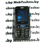 Nokia 7360 корпус в сборе с кнопками (копия), черный