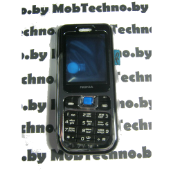 Nokia 7360 корпус в сборе с кнопками (копия), черный
