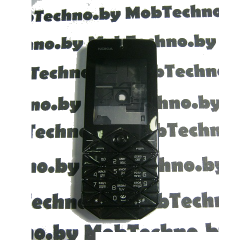 Nokia 7500 корпус в сборе с кнопками (копия), черный