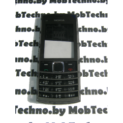 Nokia X2-05 корпус в сборе с кнопками (копия), черный