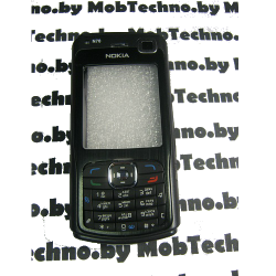 Nokia N70 корпус в сборе с кнопками (копия), черный