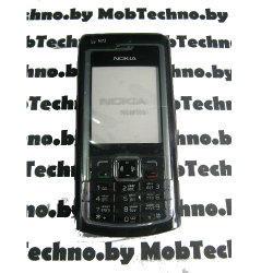 Nokia N72 корпус в сборе с кнопками (копия), черный