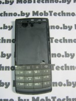 Nokia X3-02 корпус в сборе с кнопками (копия), черный