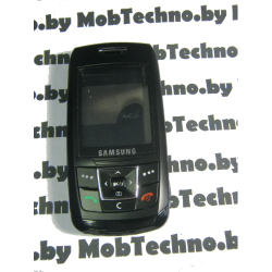 Samsung E250 корпус в сборе (копия) с кнопками, черный
