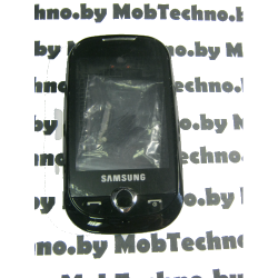 Samsung S3650 корпус в сборе (копия) с кнопками, черный