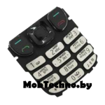 Клавиатура Nokia 6303 русско-англ оригинал, серебро