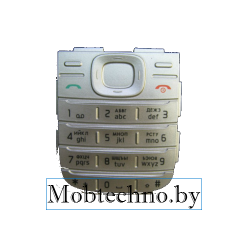 Nokia 1200 клавиатура (русско-латинская) оригинал, серый