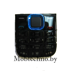 Nokia 5130 клавиатура (русско-латинская) оригинал, черно-синий