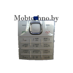 Nokia X2-00 клавиатура (русско-латинская) оригинал, серебро