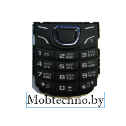 Samsung E1225T клавиатура (русско-латинская) оригинал, черный