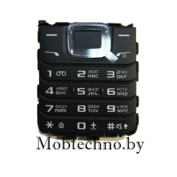 Samsung E1230 клавиатура (русско-латинская) оригинал, черный