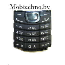 Samsung E1252 клавиатура (русско-латинская) оригинал, черный