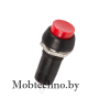 36-3040 Выключатель-кнопка  250V 1А (2с) (ON)-OFF Б/Фикс красная