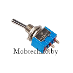 36-4011 Тумблер 250V 3А (3c) ON-OFF-ON однополюсный Micro