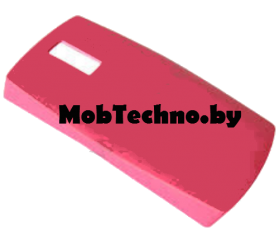 Nokia Asha 205 крышка аккумуляторная оригинал, розовый