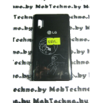 LG Optimus L5 Dual E612 крышка АКБ оригинал (черная)