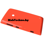 Nokia Lumia 520 крышка аккумуляторная оригинал, оранжевая