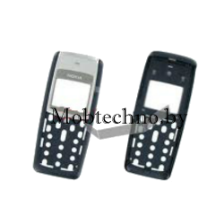 Nokia 1110 передняя панель с крышкой аккумулятора оригинал (черный)