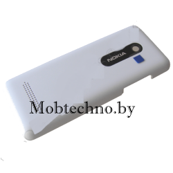 Nokia Asha 206 Dual Sim крышка аккумуляторная (белый)