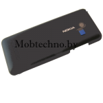 Nokia Asha 206 Dual Sim крышка аккумуляторная (черный)