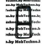 Nokia N73 передняя панель оригинал (черный)