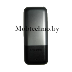 Samsung E1120 крышка аккумуляторная оригинал (черно-серая)