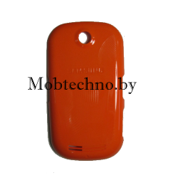 Samsung S3650 Corby крышка аккумуляторная оригинал (оранжевый)