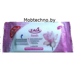 Салфетки влажные гигиенические Zala fresh (лотос и имбирь)