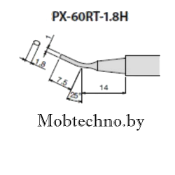 Паяльное жало goot PX-60RT-1,8H