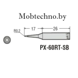 Паяльное жало goot PX-60RT-SB